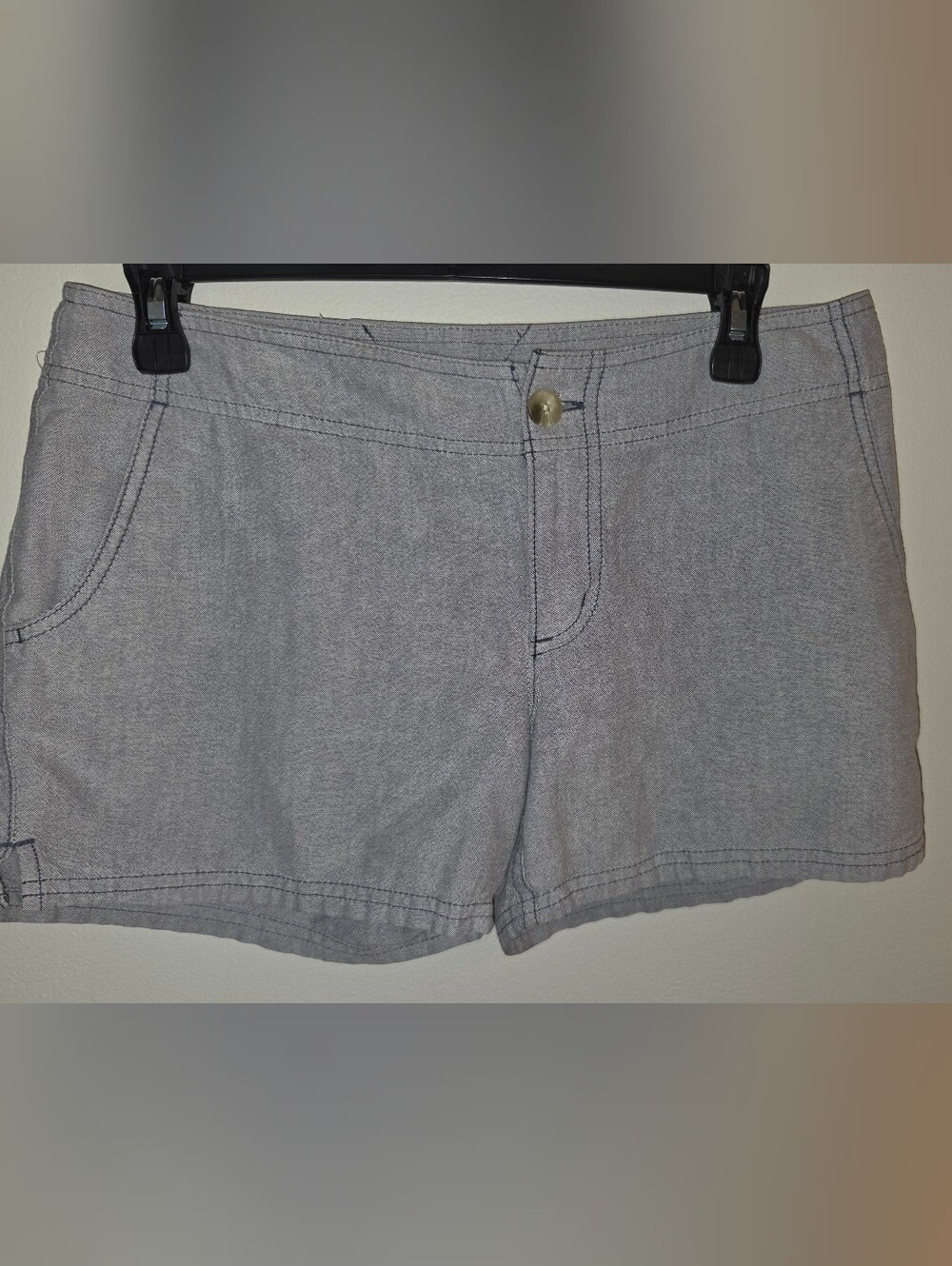 Columbia PFG Women's Shorts Size 6 Gray Heathered Fishing Outdoor Performance